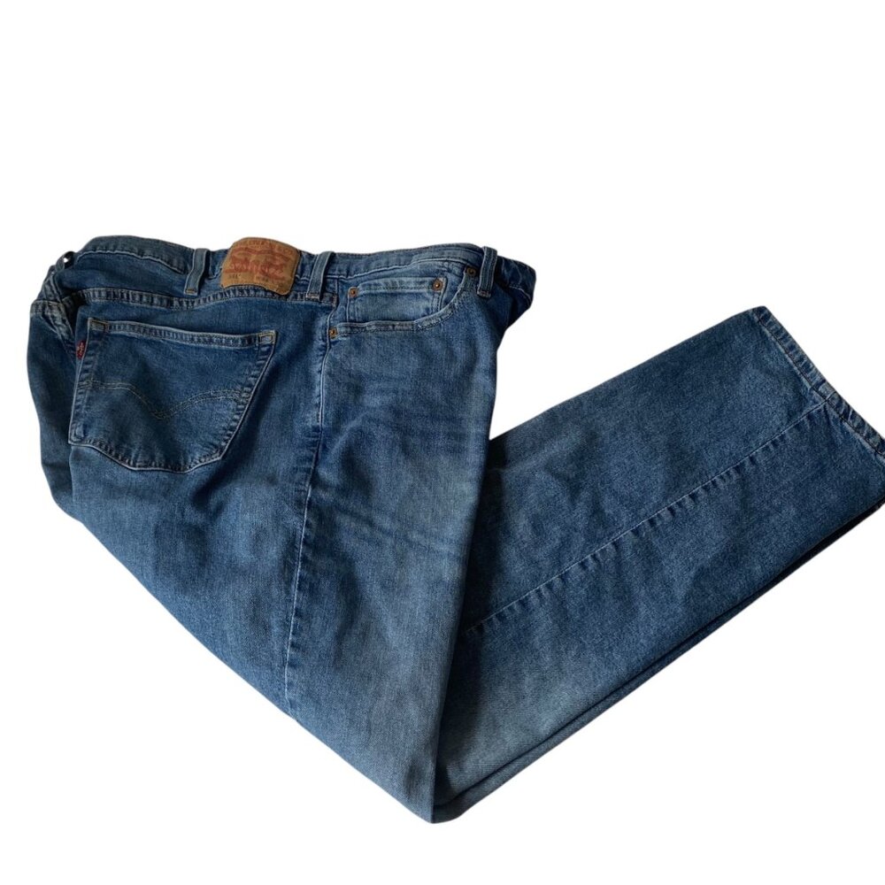 Levis 541 Athletic Fit Mens Blue Jeans W44 L30 Straight Leg Medium Wash Denim‎
